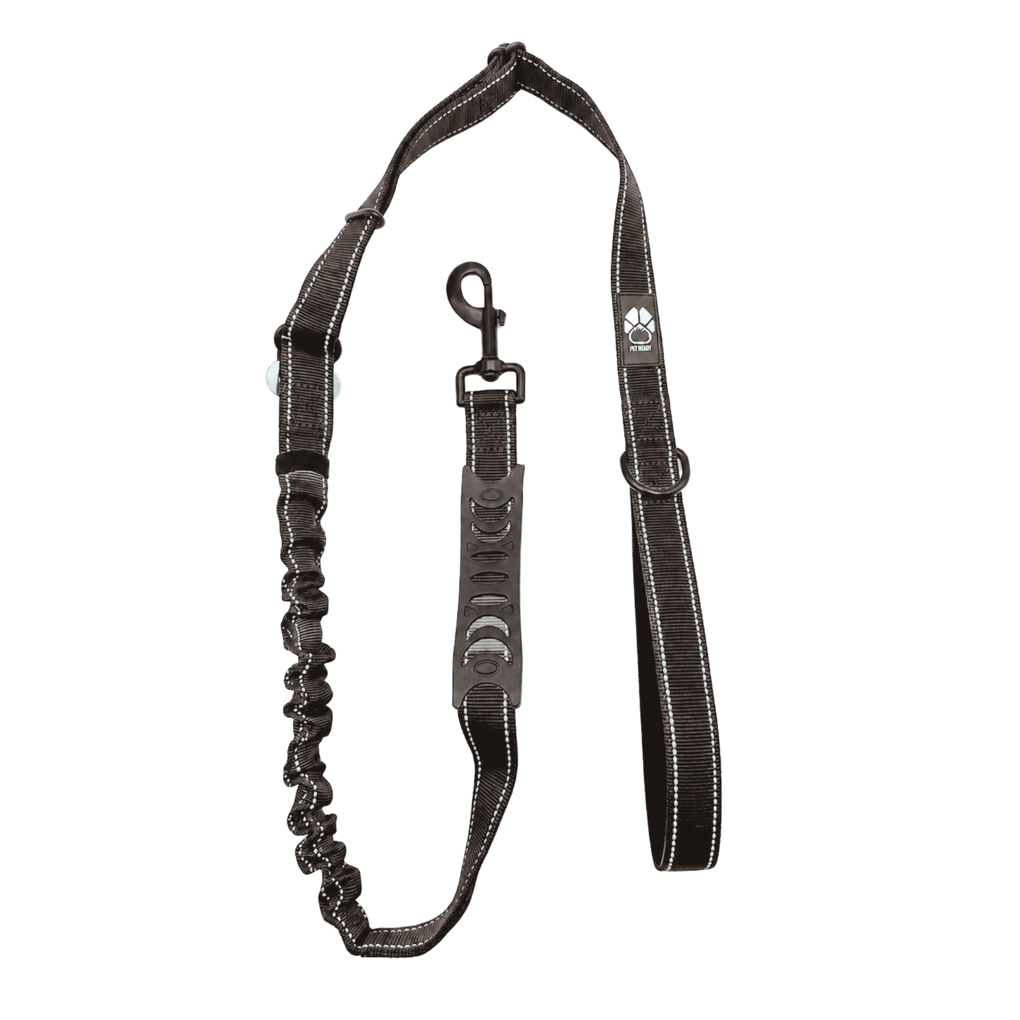Pet Ready Reflective Bungee Dog Leash & Seat Belt Tether