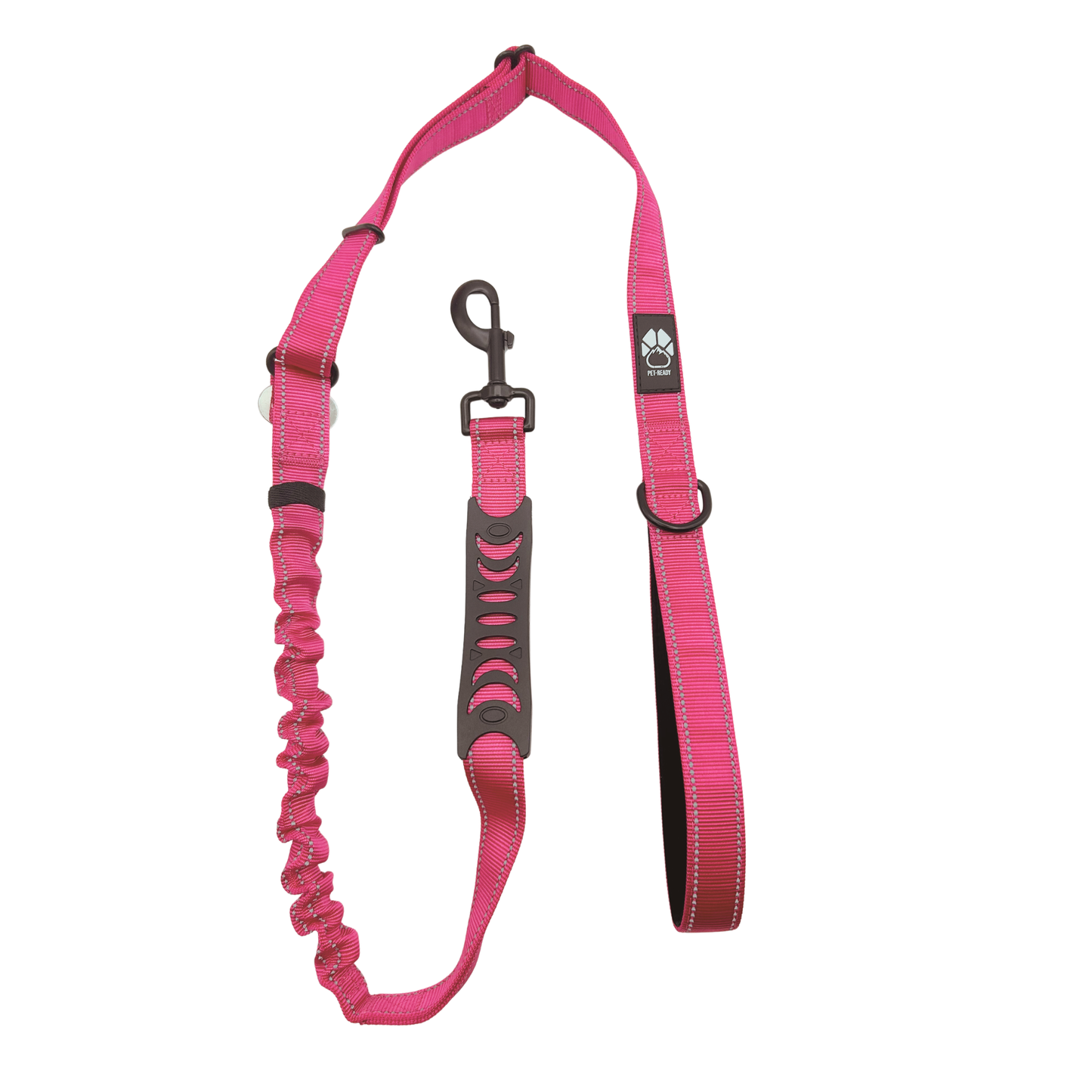 Pet Ready Reflective Bungee Dog Leash & Seat Belt Tether